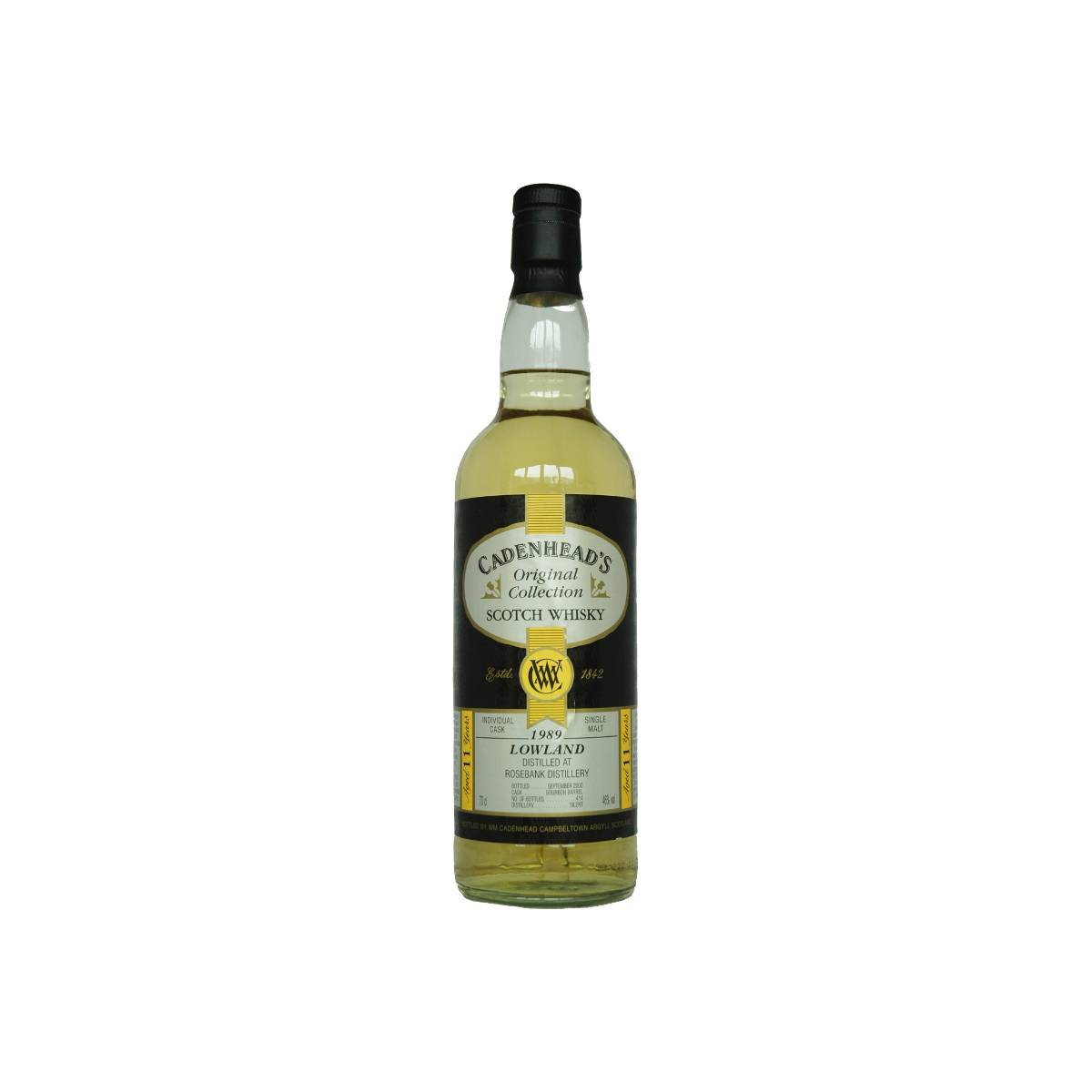 Rosebank 1989 11 Years Single Malt Whisky