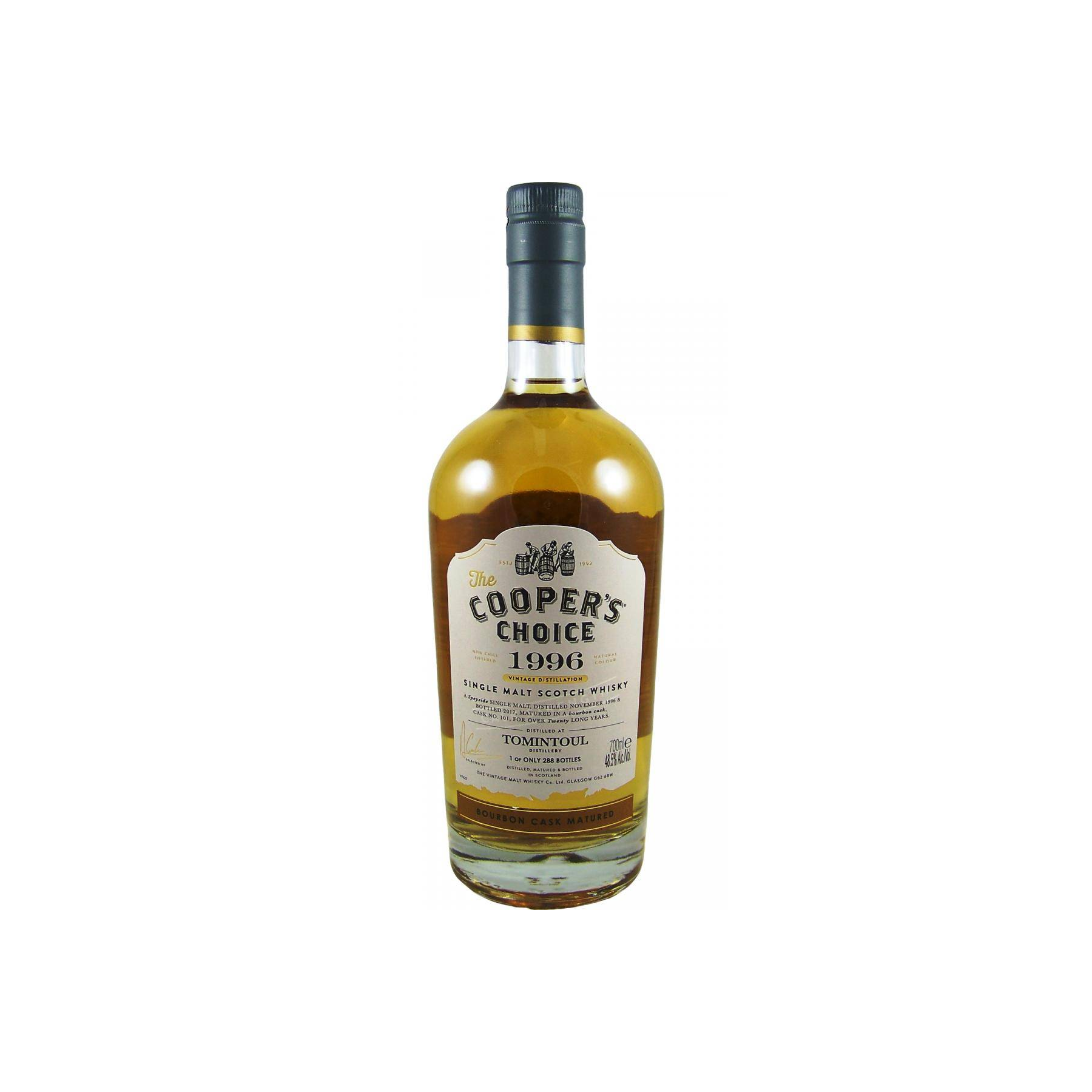 Tomintoul The Cooper's Choice 1996 20 Years Single Malt Whisky