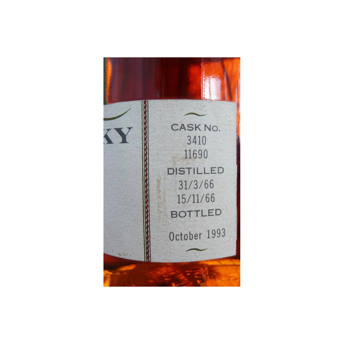Glenburgie Cask Strength Collection 1966 Single Malt Whisky 2