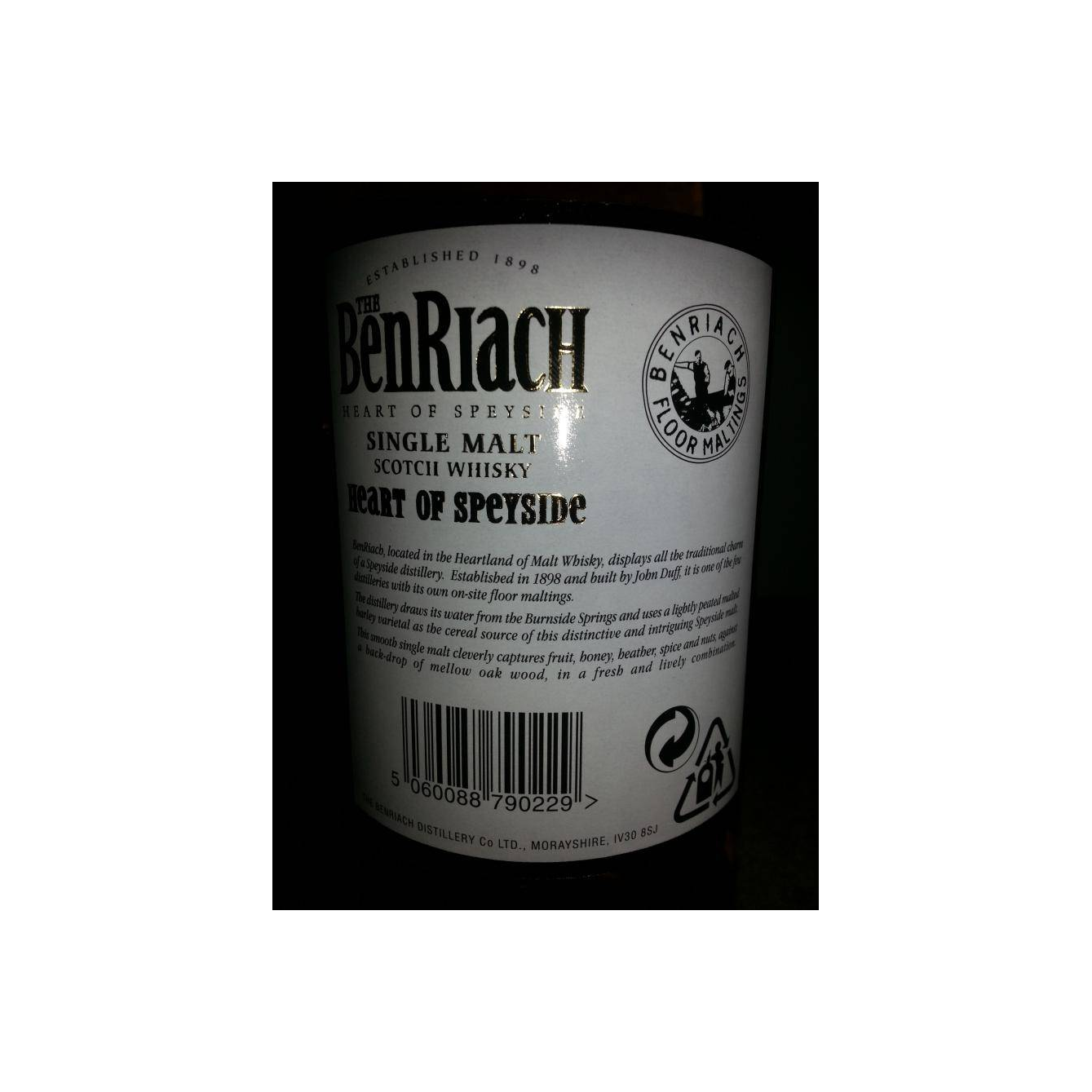 BenRiach Single Malt Whisky 2