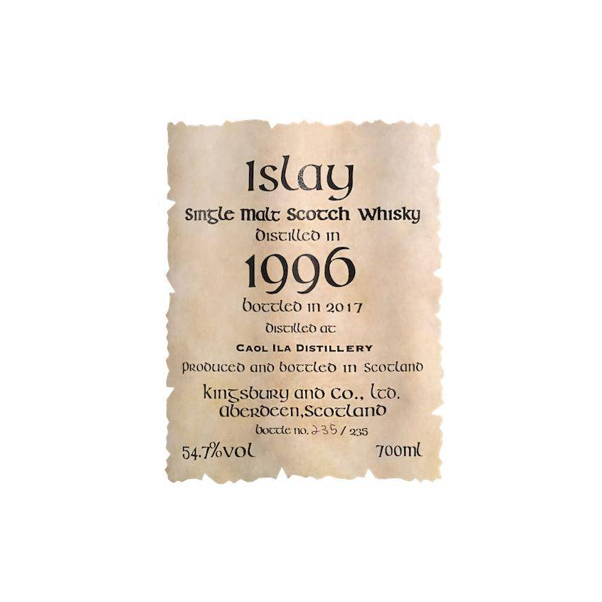 Caol Ila 1996 21 Years Single Malt Whisky 3