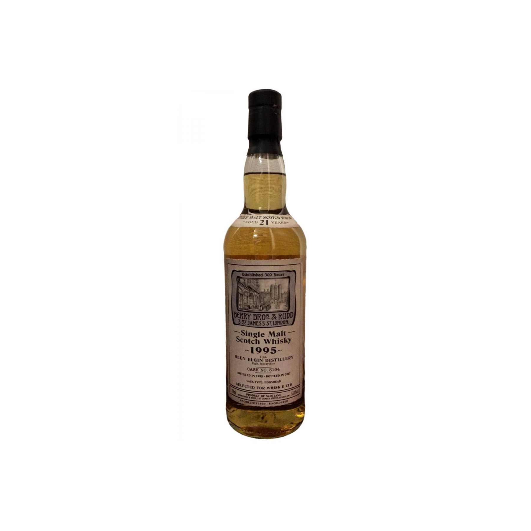 Glen Elgin 1995 21 Years Single Malt Whisky