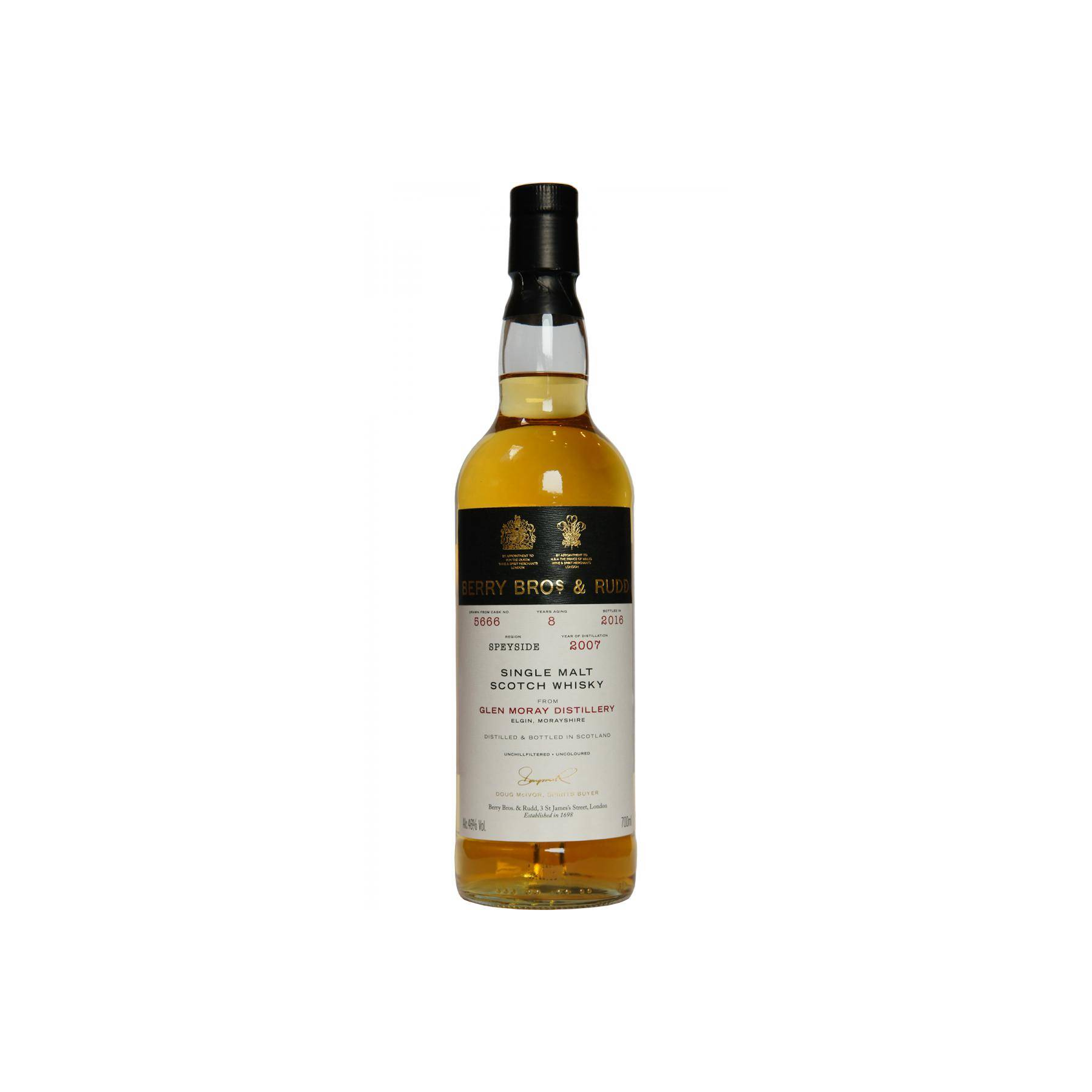 Glen Moray 2007 8 Years Single Malt Whisky