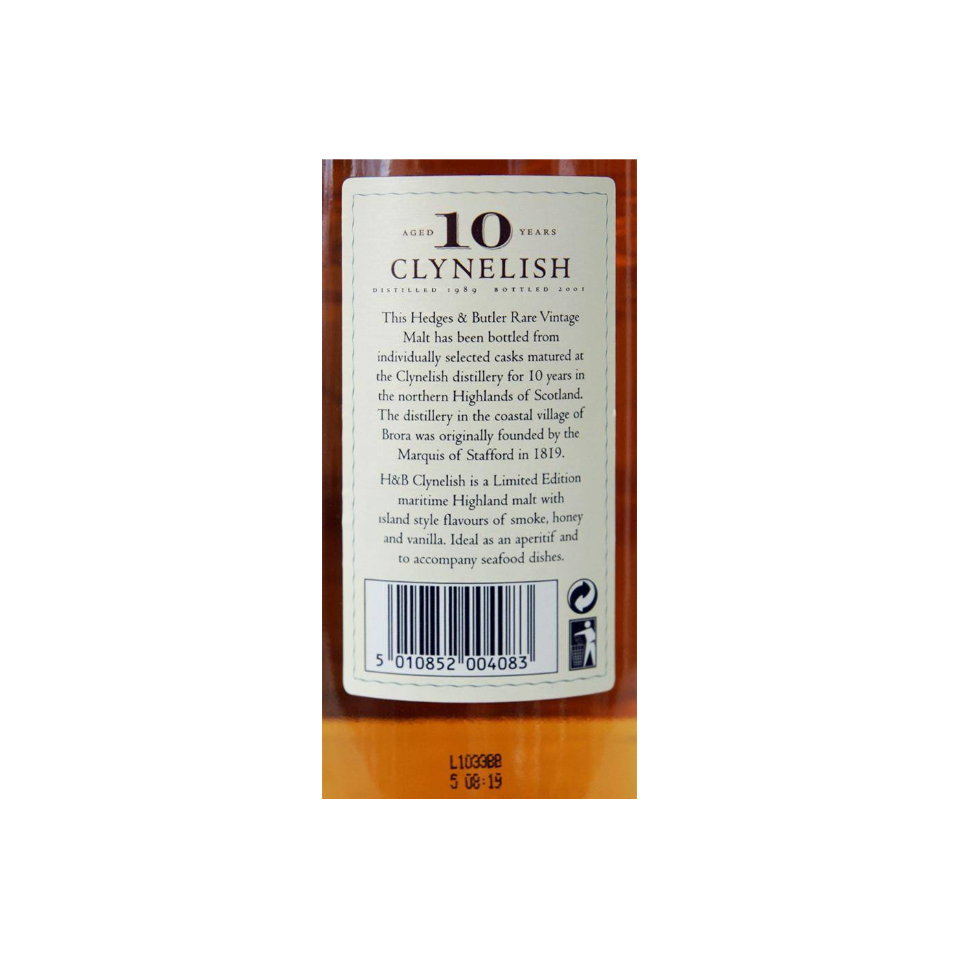 Clynelish 1989 10 Years Single Malt Whisky 2