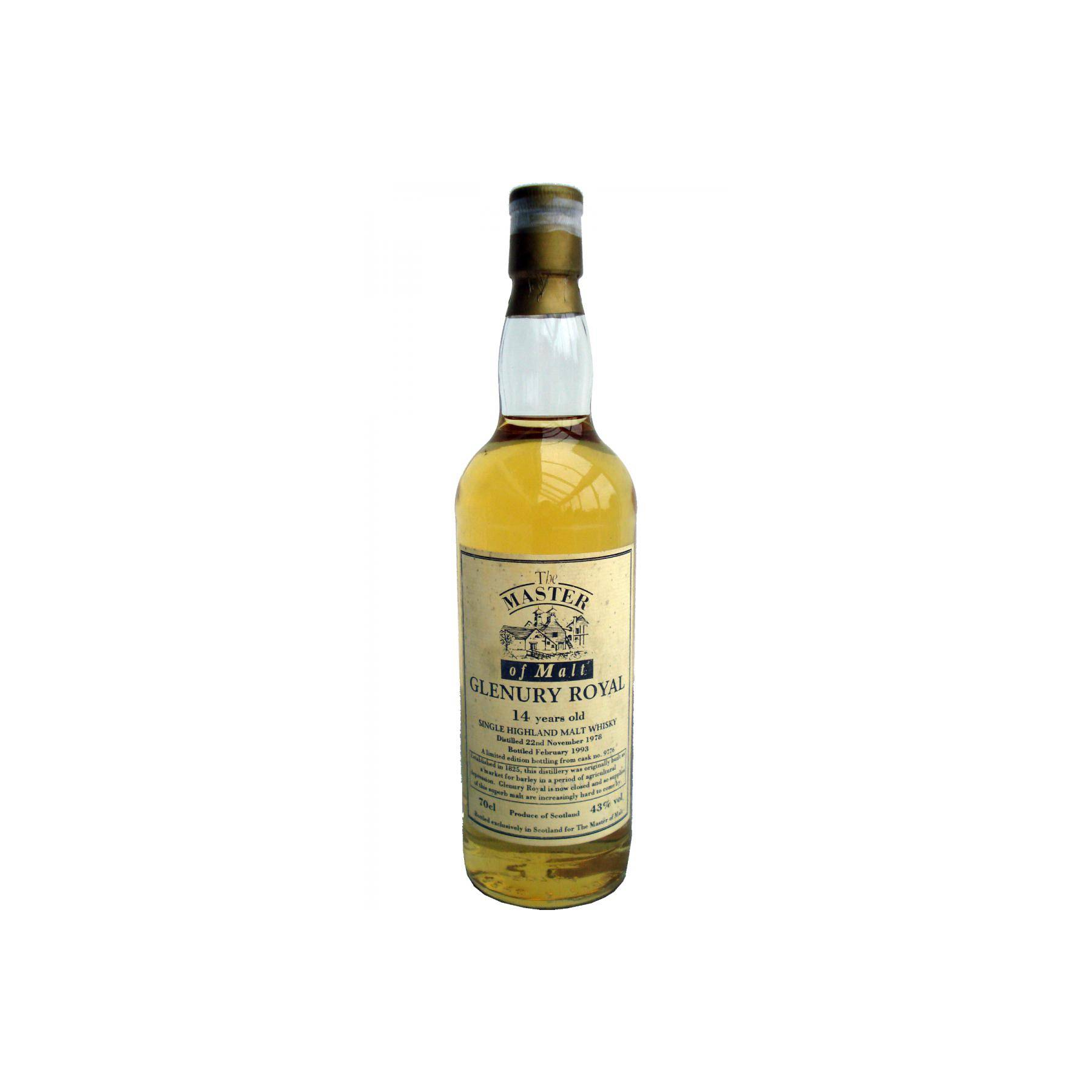 Glenury Royal 1978 14 Years Single Malt Whisky