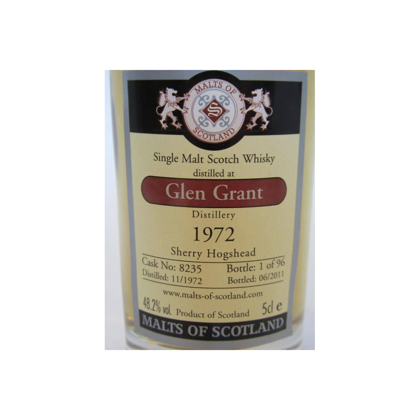 Glen Grant 1972 38 Years Single Malt Whisky 2