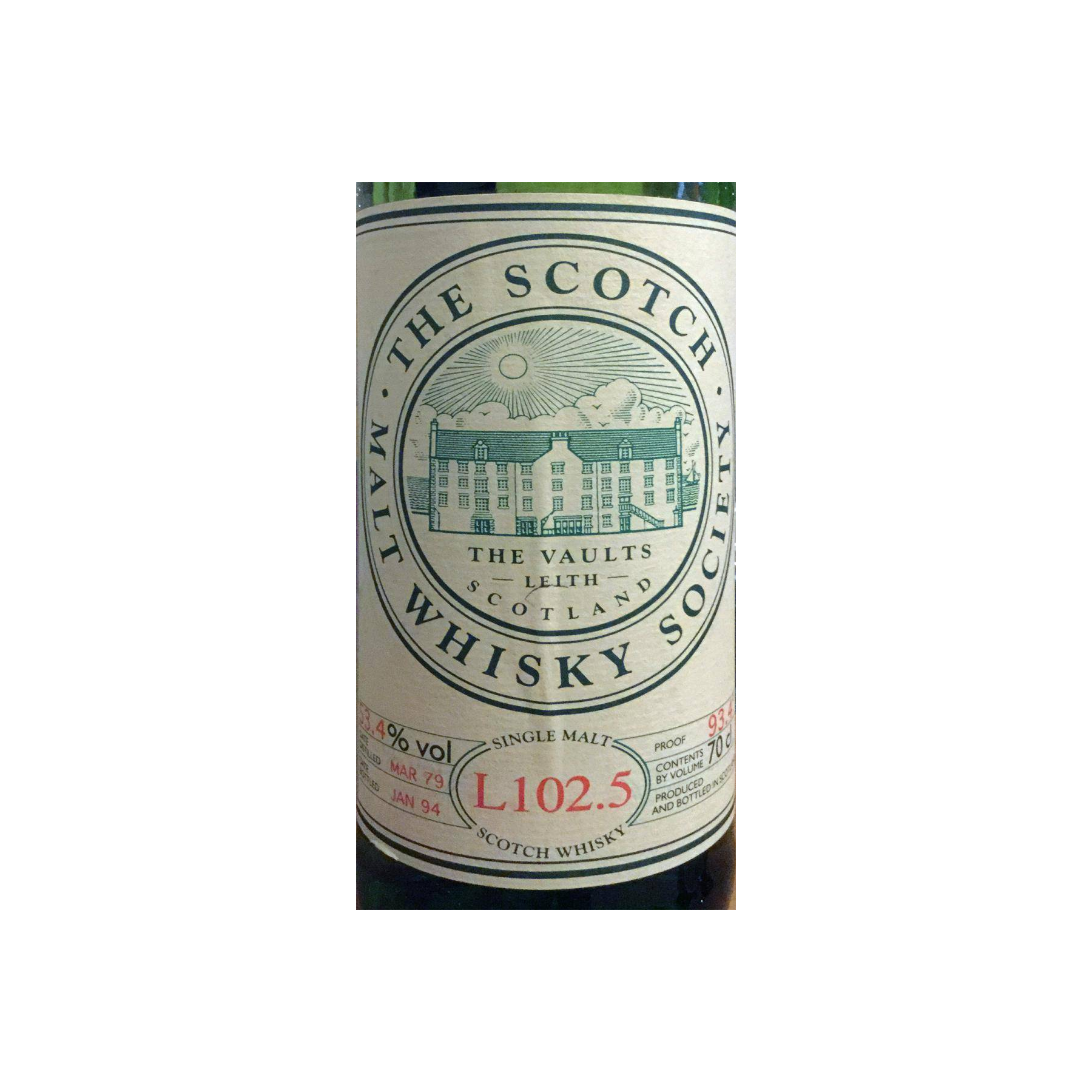 The Scotch Malt Whisky Society 1979 14 Years Single Malt Whisky