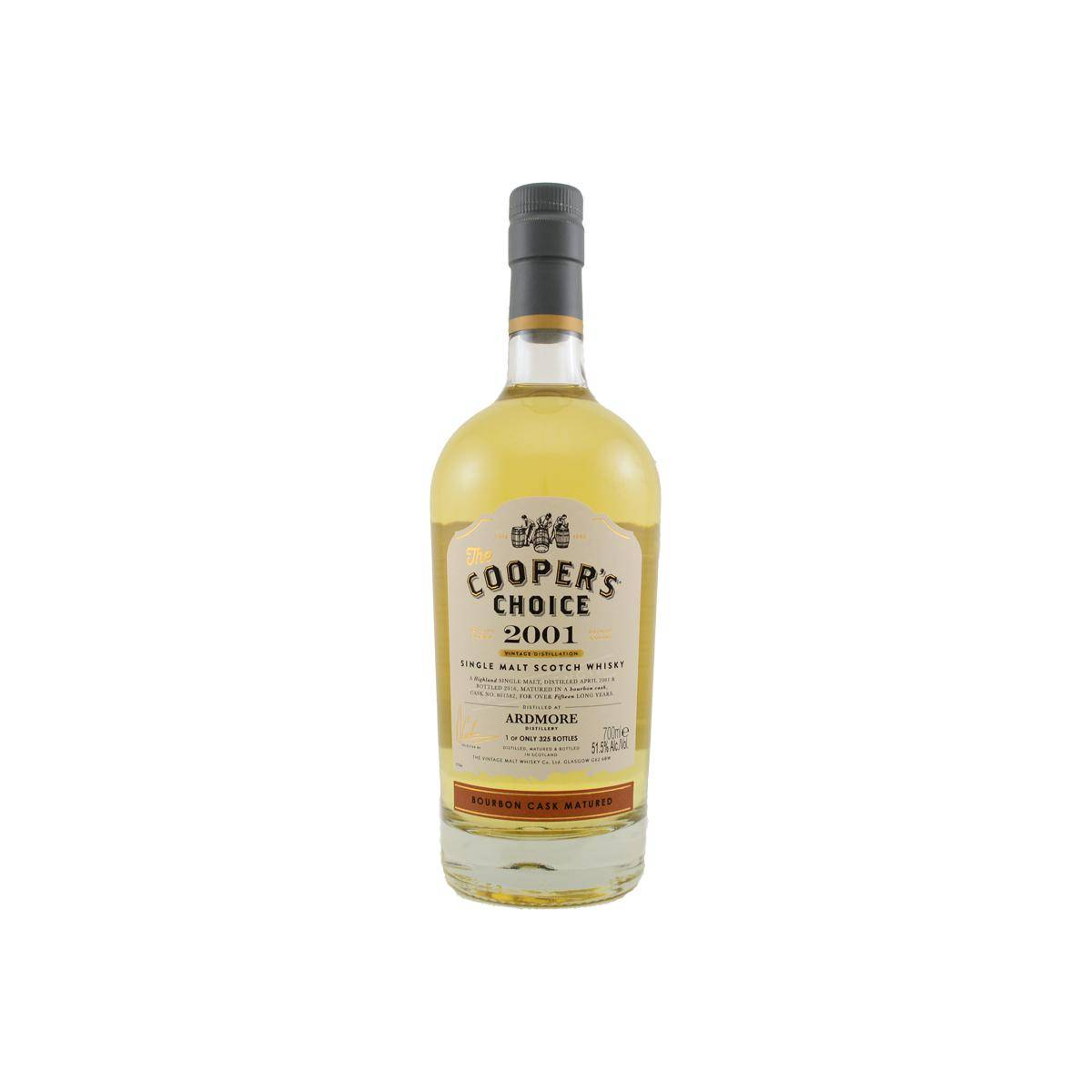 Ardmore The Cooper's Choice 2001 15 Years Single Malt Whisky