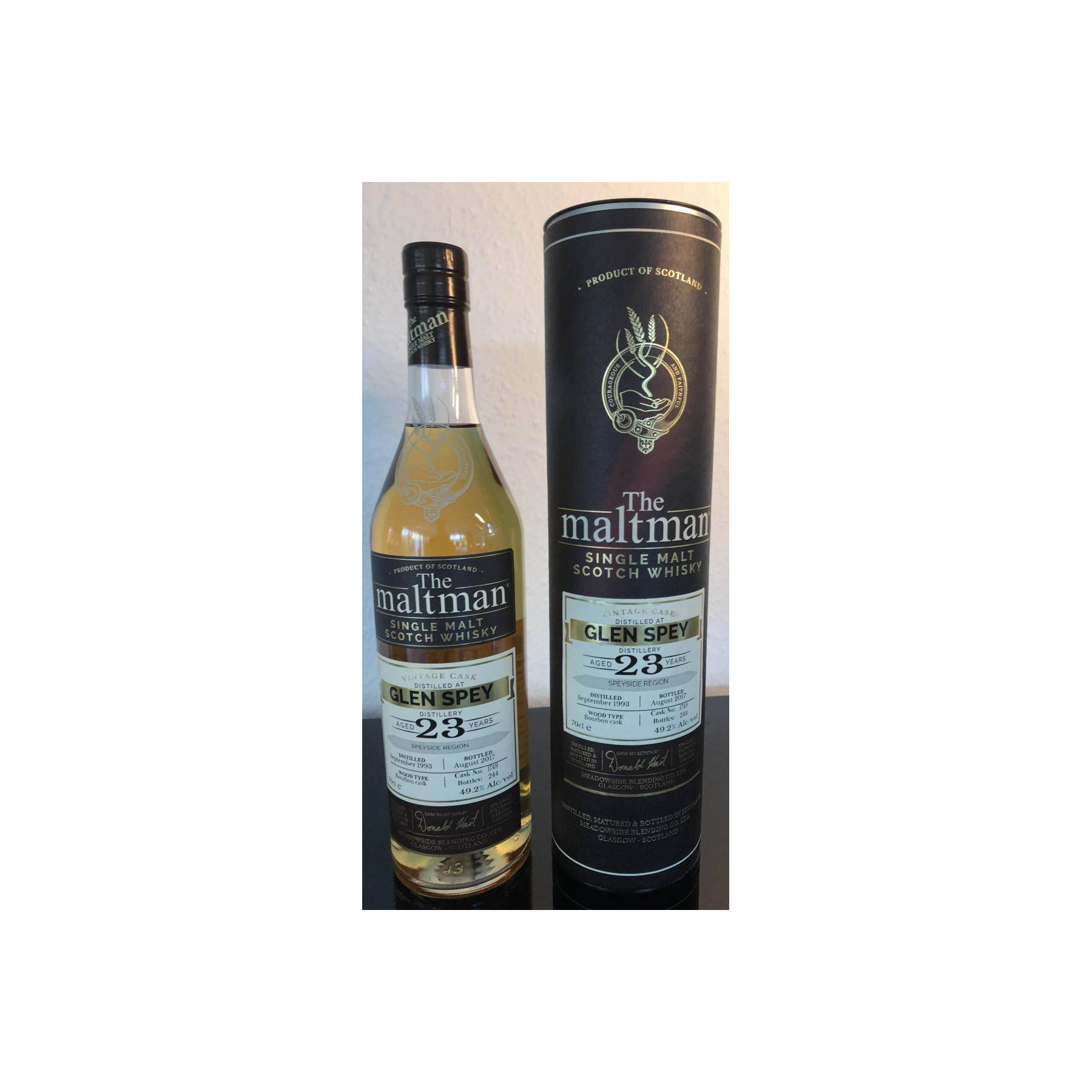 Glen Spey 1993 23 Years Single Malt Whisky 2