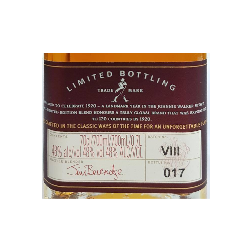 Johnnie Walker Blended Whisky 3