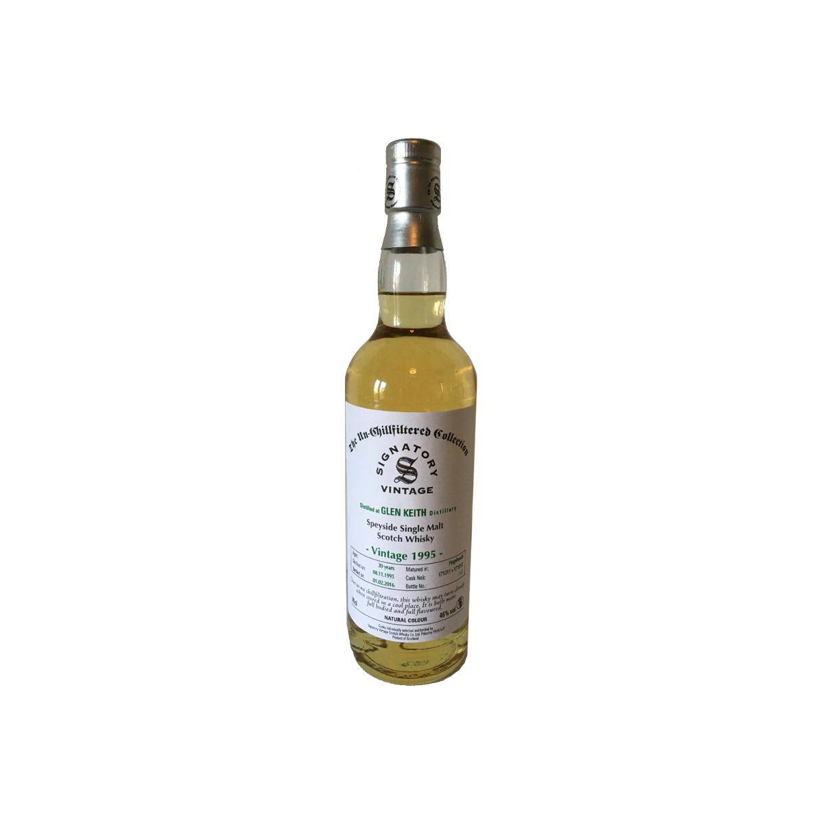 Glen Keith The Un-Chillfiltered Collection 1995 20 Years Single Malt Whisky