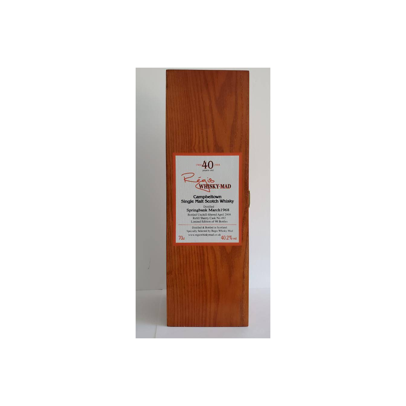Springbank 1968 40 Years Single Malt Whisky 3