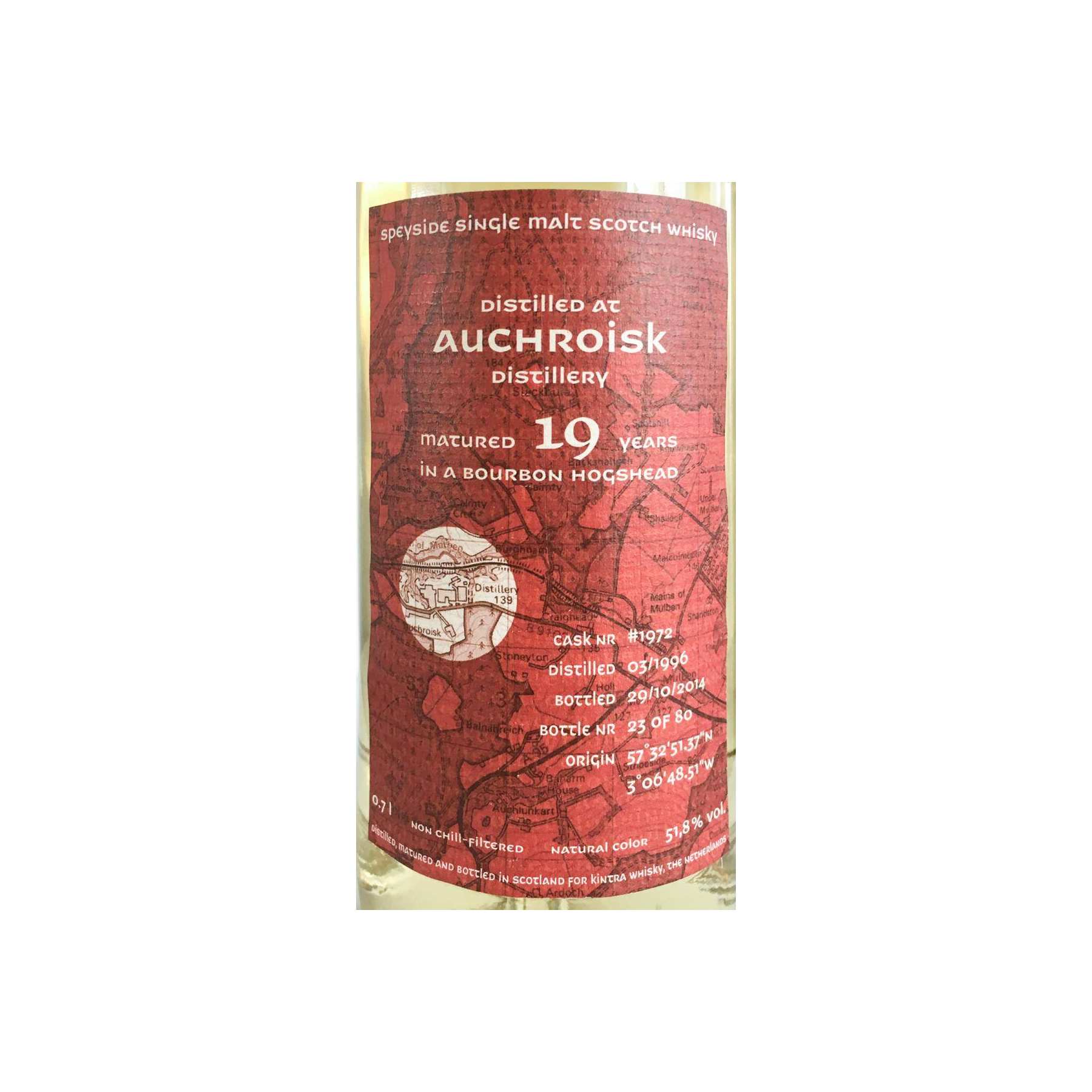 Auchroisk 1996 19 Years Single Malt Whisky 2