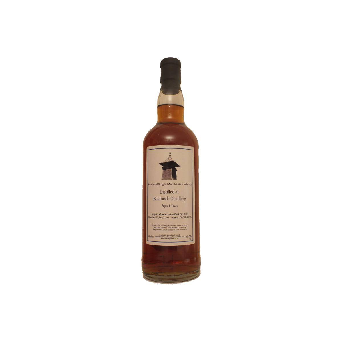 Bladnoch 2007 8 Years Single Malt Whisky