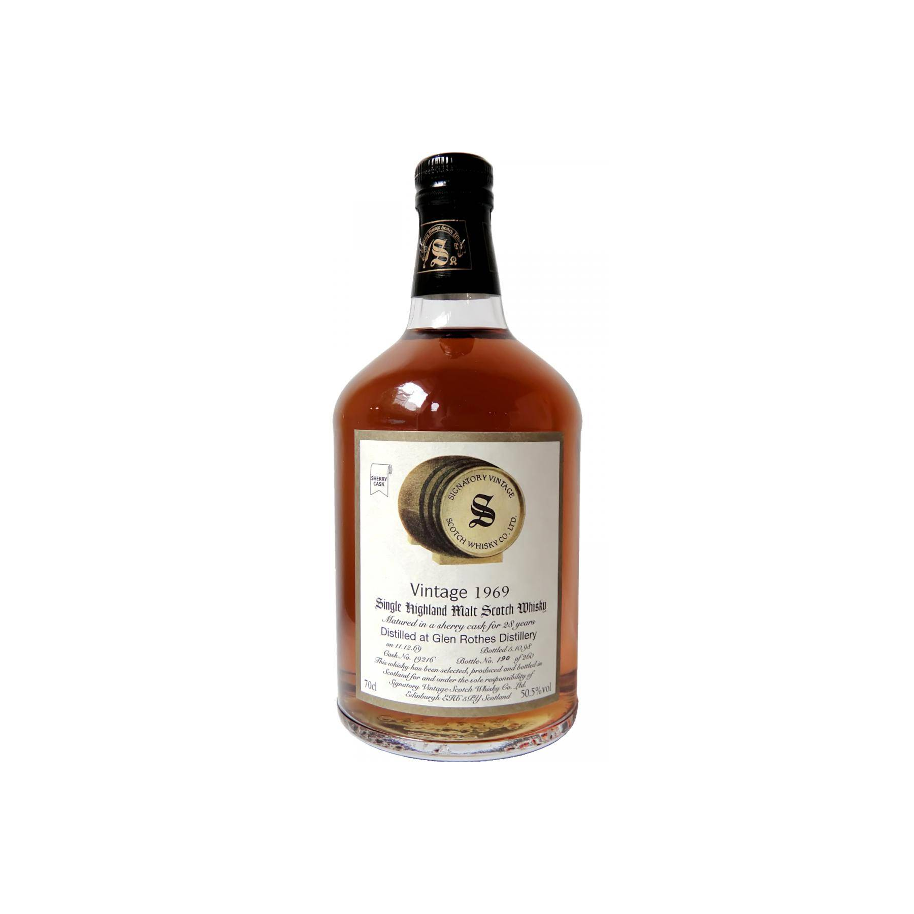 The Glenrothes Vintage Collection - Dumpy 1969 28 Years Single Malt Whisky