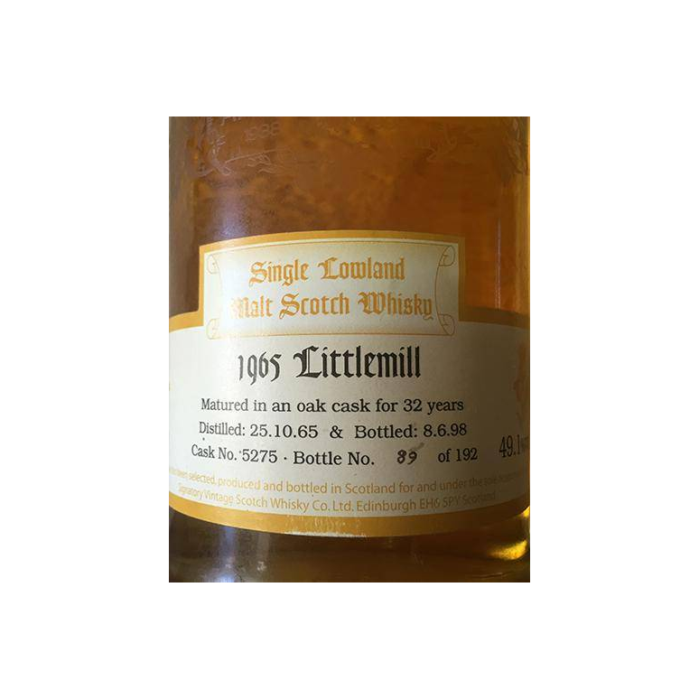 Littlemill 1965 32 Years Single Malt Whisky 2