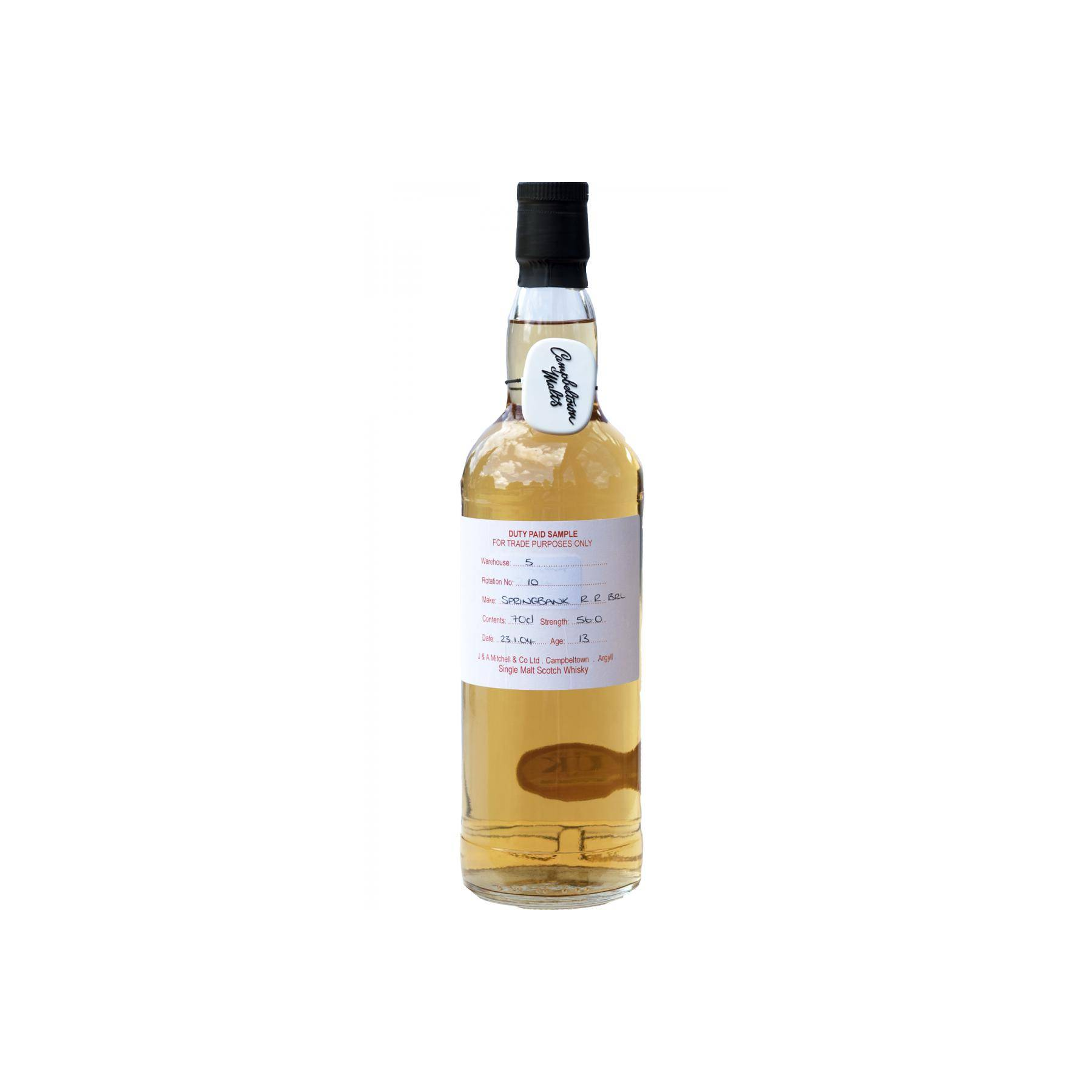 Springbank Duty Paid Sample - For Trade Purposes Only 2004 13 Years Single Malt Whisky