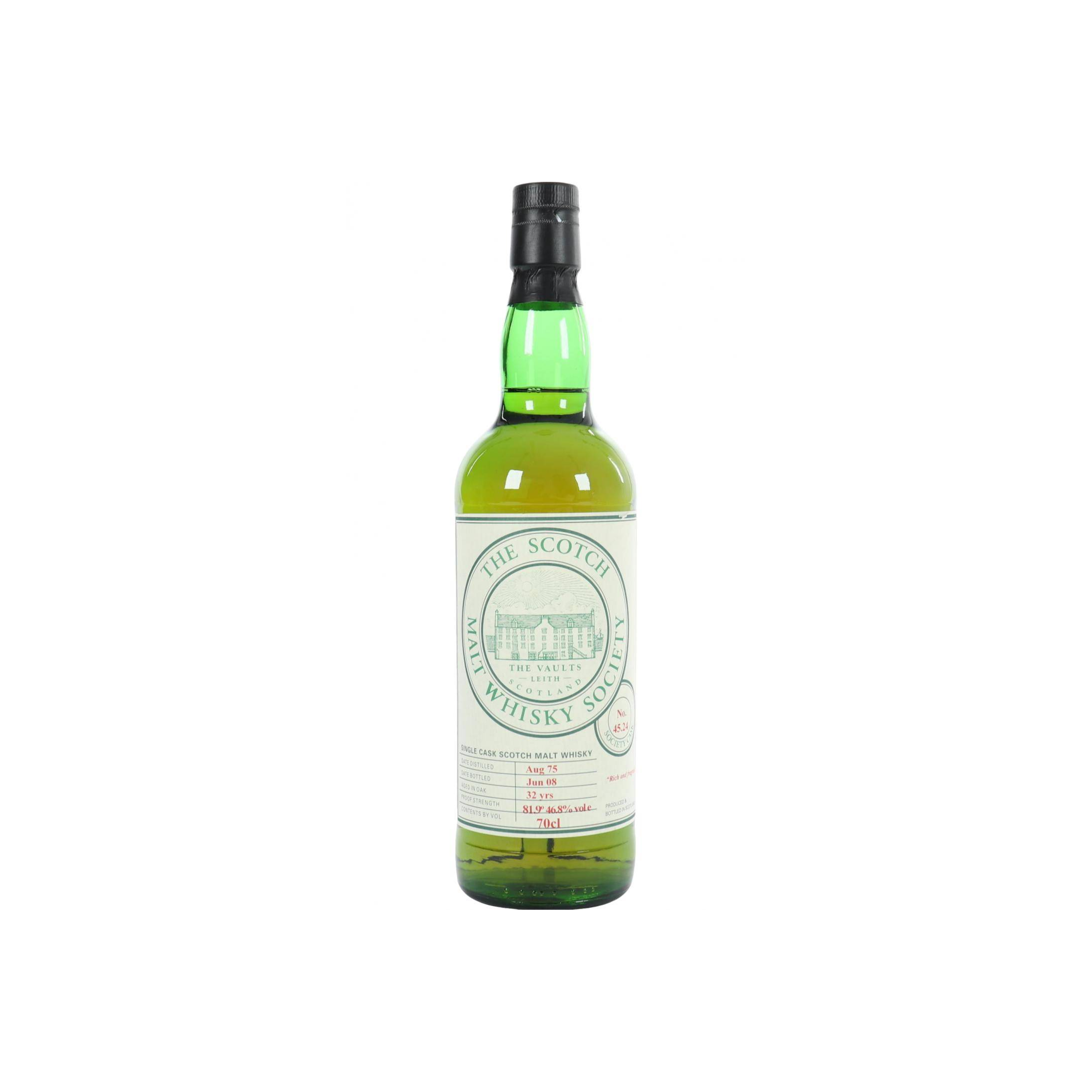 The Scotch Malt Whisky Society 1975 32 Years Single Malt Whisky