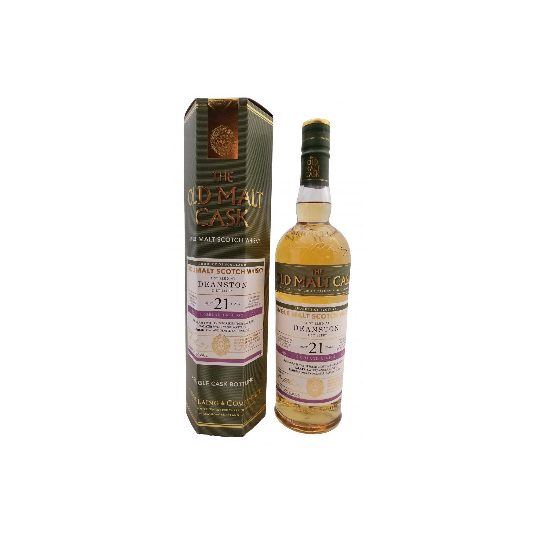 Deanston Old Malt Cask 1995 21 Years Single Malt Whisky 2
