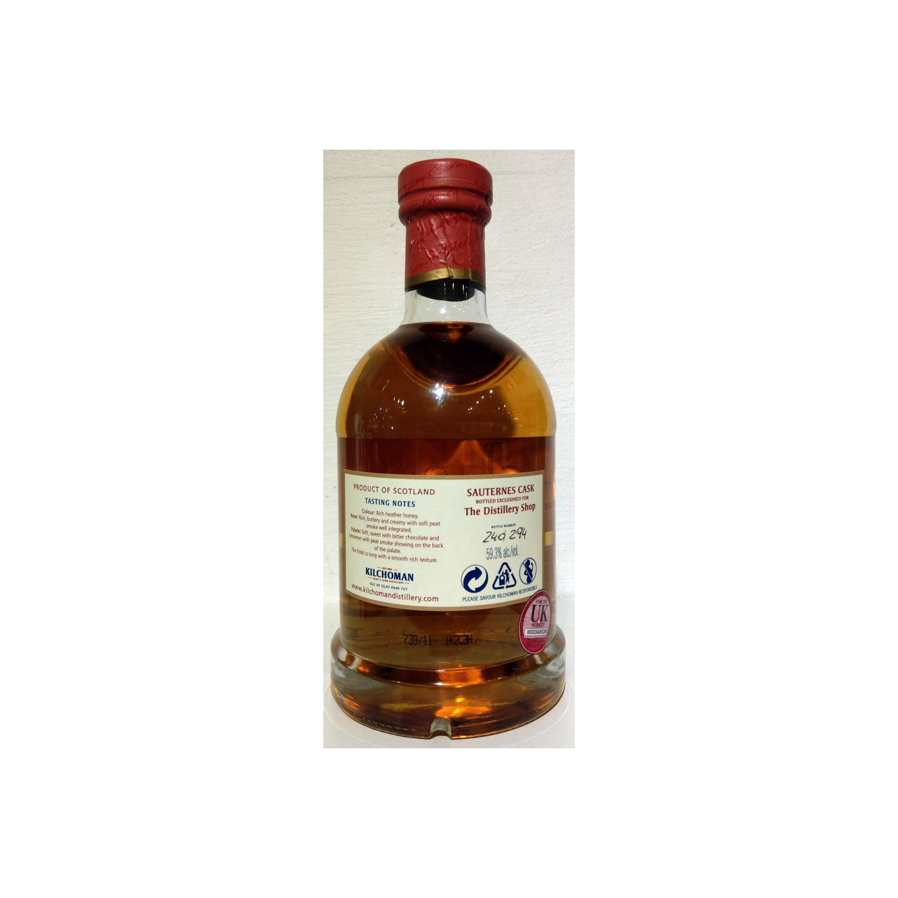 Kilchoman 2010 6 Years Single Malt Whisky 2
