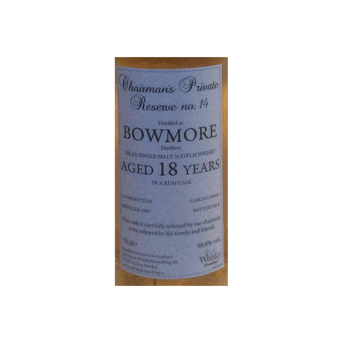 Bowmore 1997 18 Years Single Malt Whisky 2