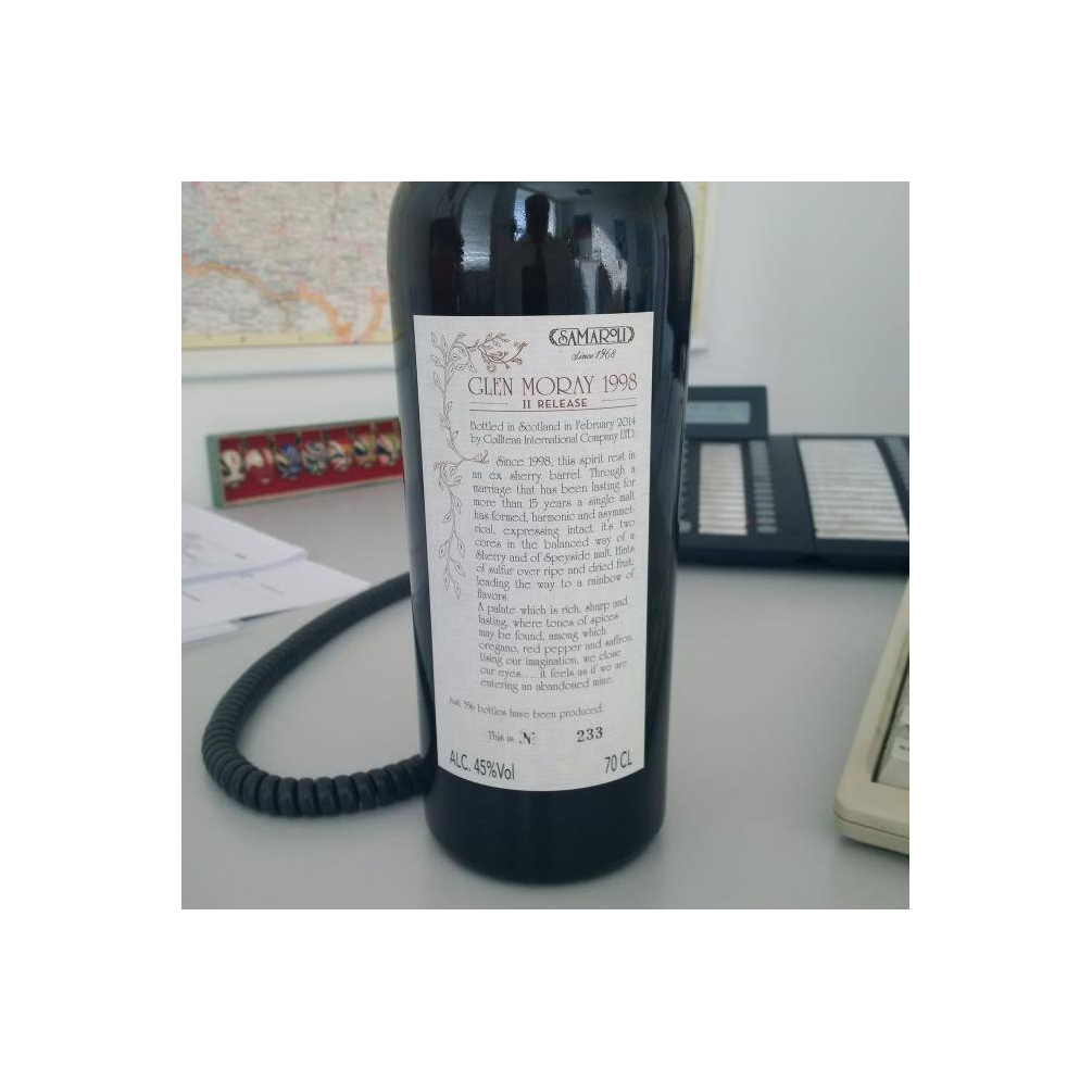 Glen Moray 1998 16 Years Single Malt Whisky 2