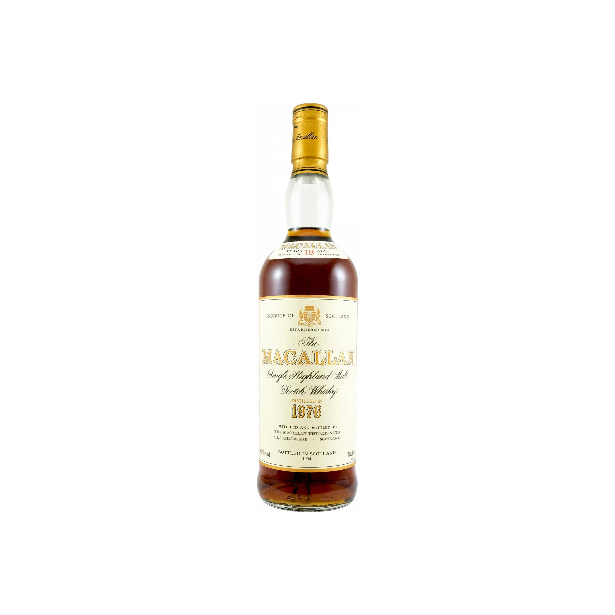 The Macallan 1976 18 Years Single Malt Whisky