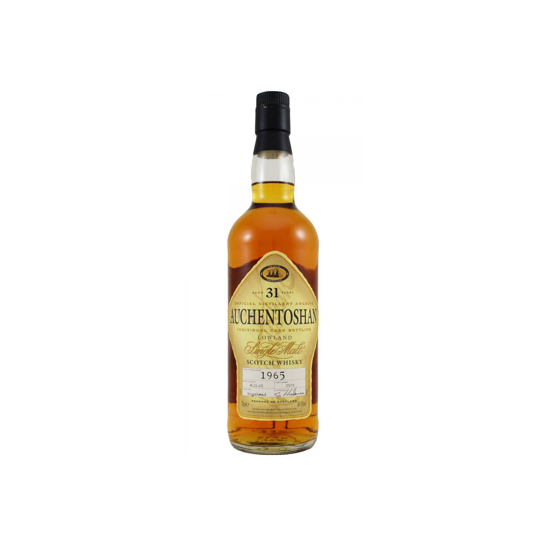 Auchentoshan Individual Cask Bottling 1965 31 Years Single Malt Whisky