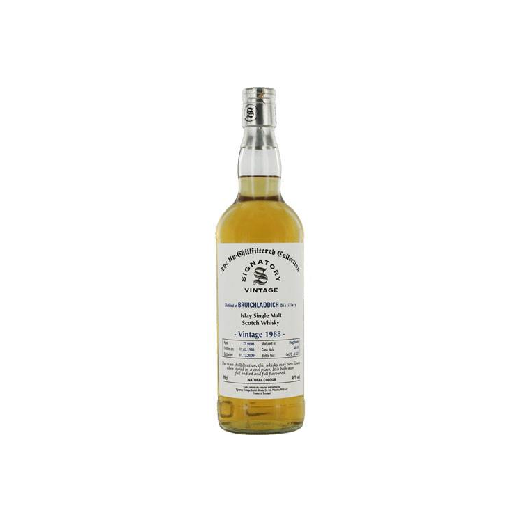 Bruichladdich The Un-Chillfiltered Collection 1988 21 Years Single Malt Whisky