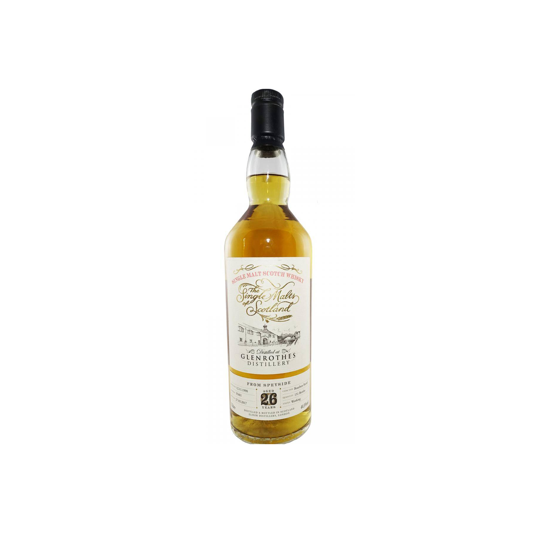 The Glenrothes The Single Malts of Scotland 1990 26 Years Single Malt Whisky