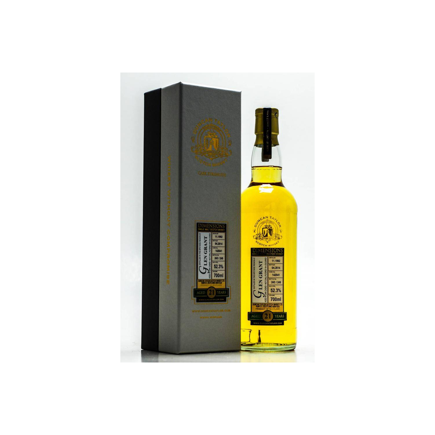 Glen Grant Dimensions 1992 21 Years Single Malt Whisky