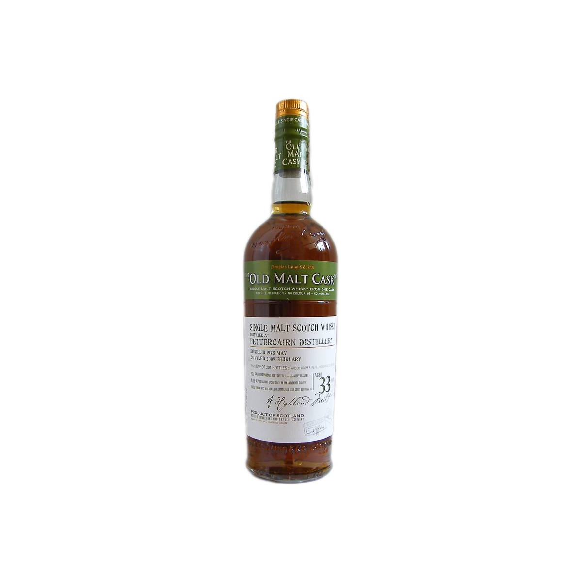 Fettercairn Old Malt Cask 1975 33 Years Single Malt Whisky