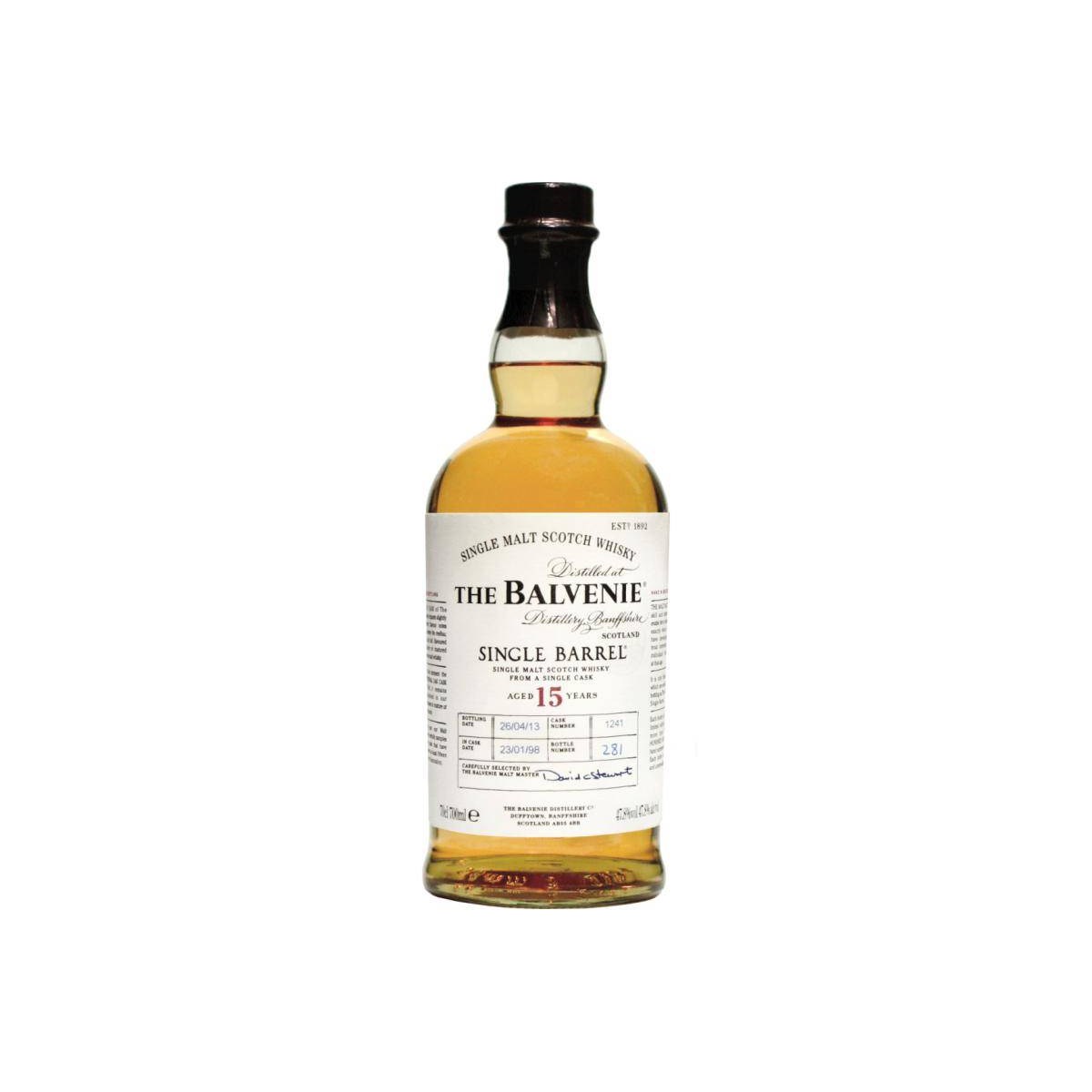 The Balvenie Single Cask 1998 15 Years Single Malt Whisky
