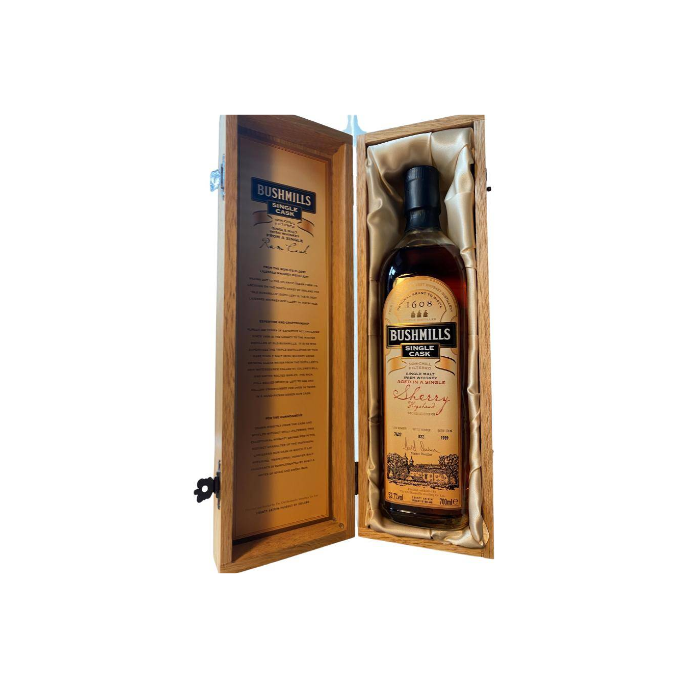 Bushmills Single Cask 1989 Single Malt Whisky 2