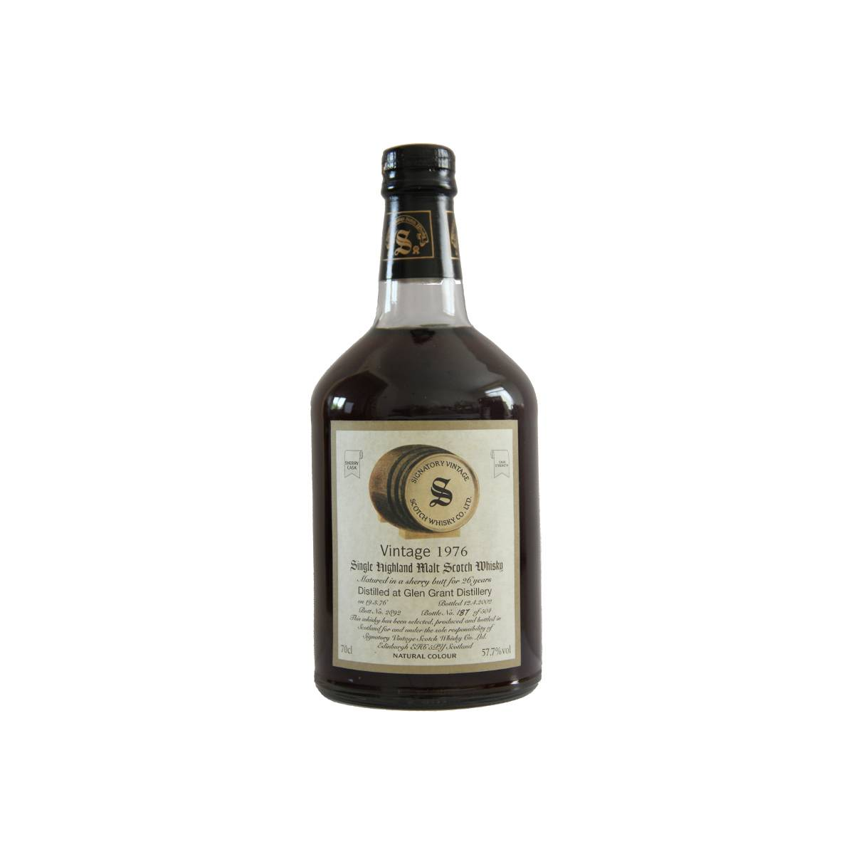 Glen Grant Vintage Collection - Dumpy 1976 26 Years Single Malt Whisky