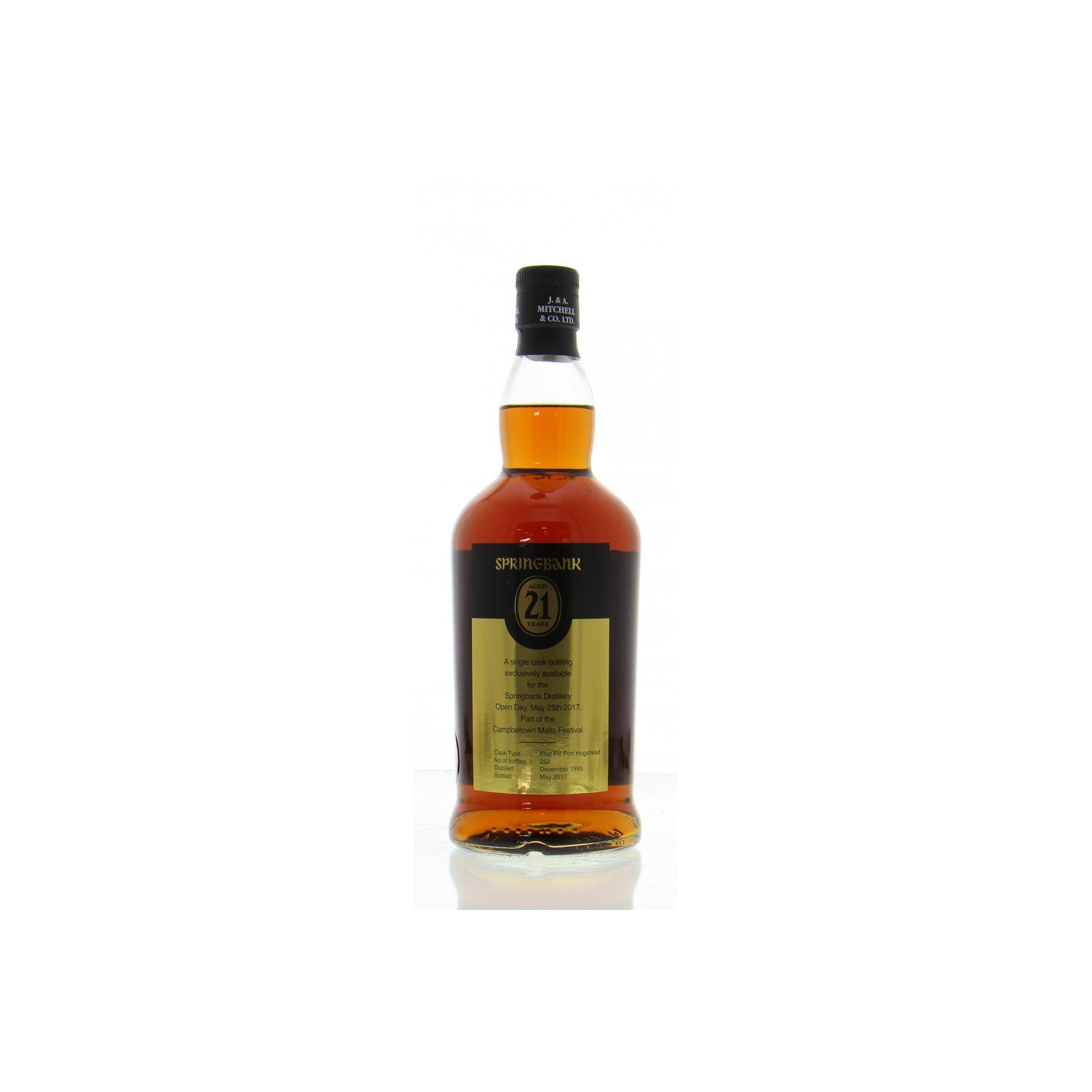 Springbank 1995 21 Years Single Malt Whisky 2