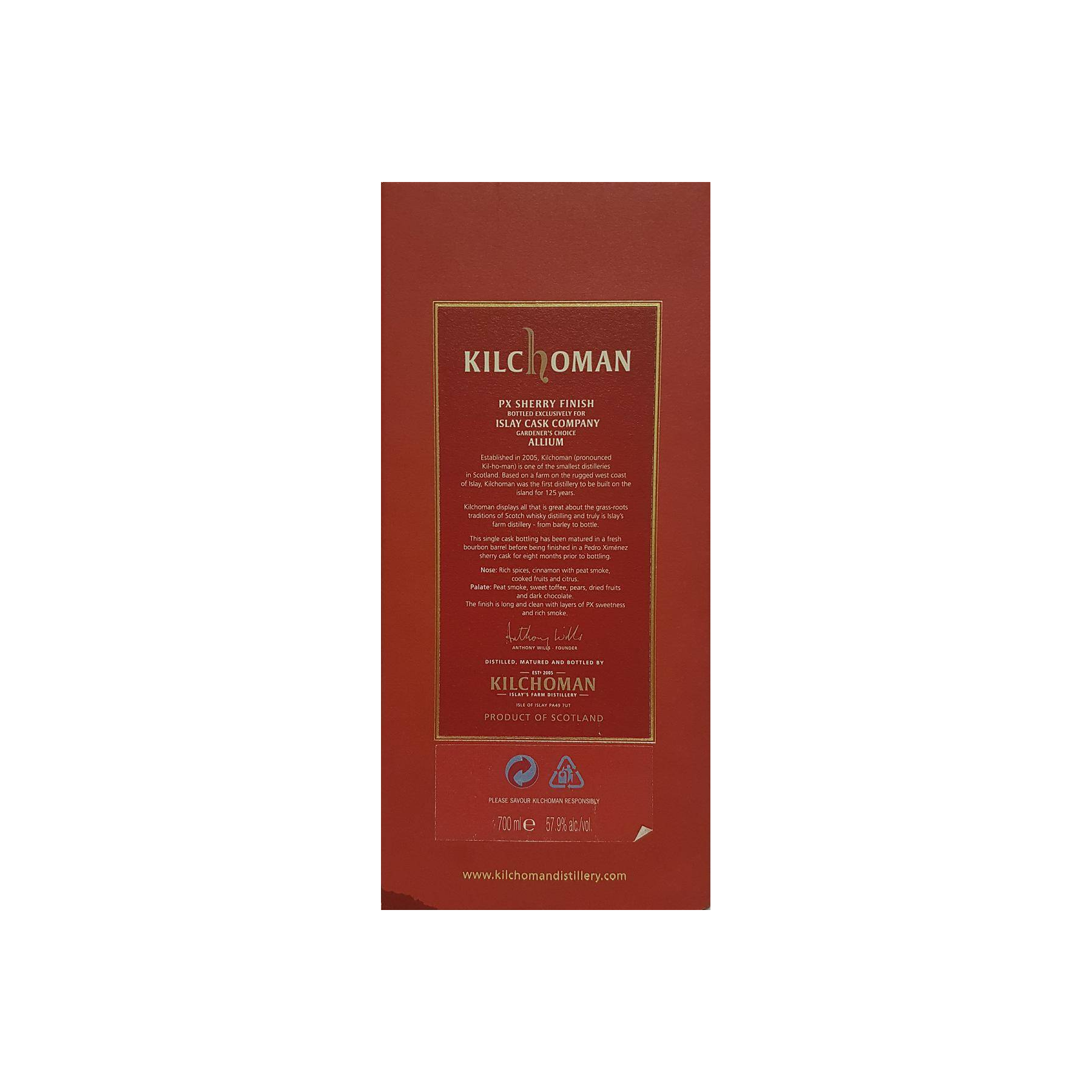 Kilchoman 2011 5 Years Single Malt Whisky 3