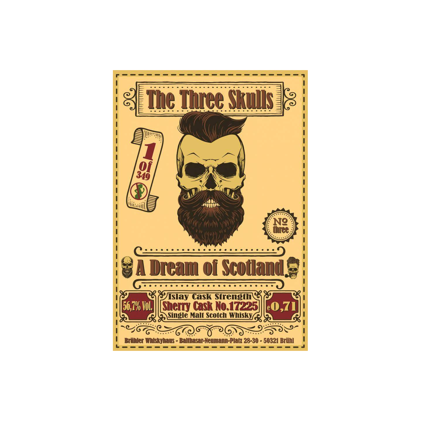 Unknown Islay BW - The Three Skulls No. Three 2