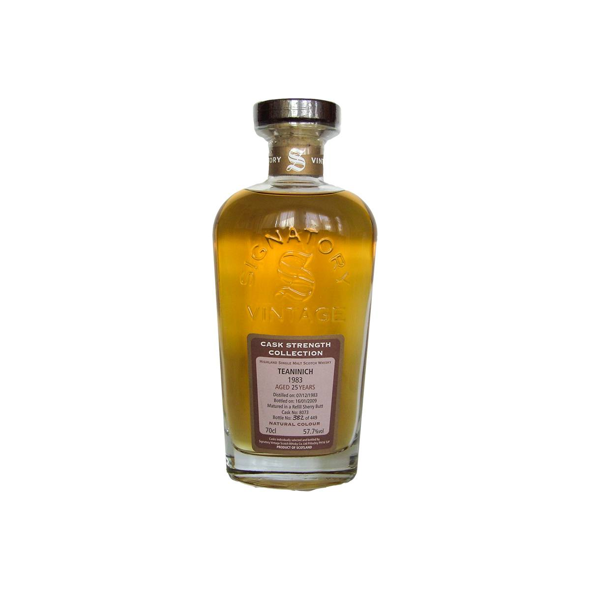 Teaninich Cask Strength Collection 1983 25 Years Single Malt Whisky