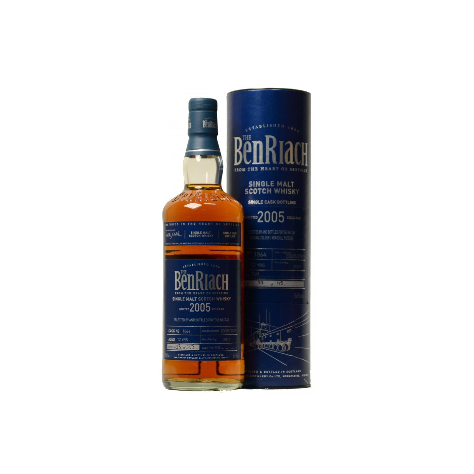 BenRiach 2005 12 Years Single Malt Whisky 3