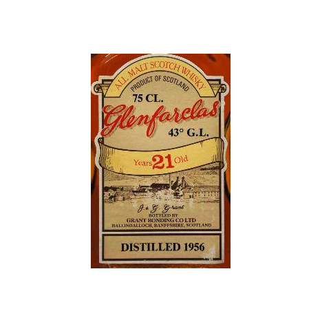 Glenfarclas 1956 21 Years Single Malt Whisky