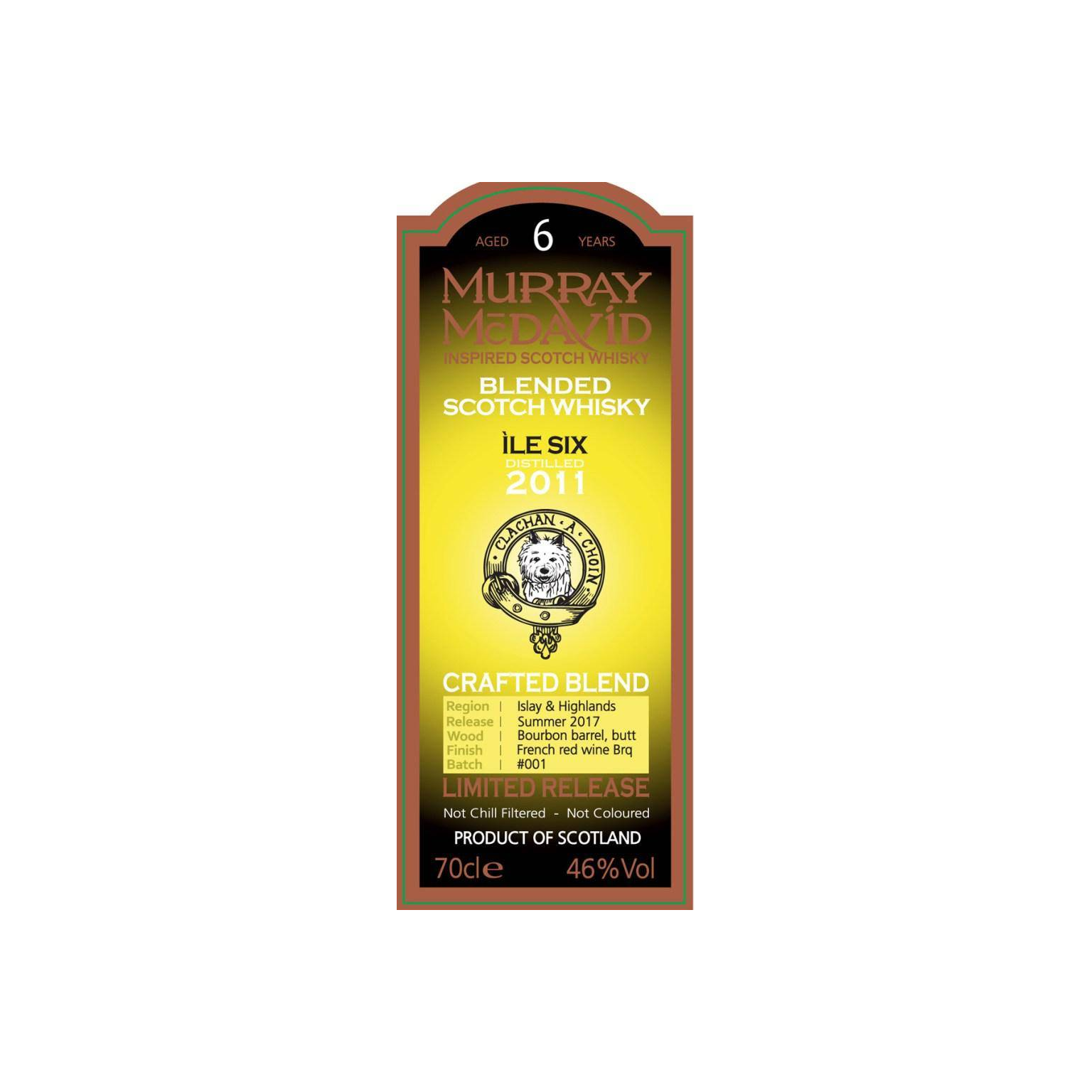Murray McDavid 2011 6 Years Blended Whisky 3