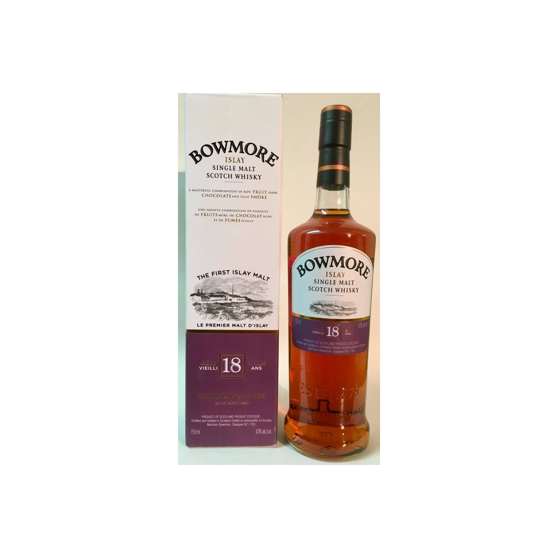 Bowmore 18 Years Single Malt Whisky 2