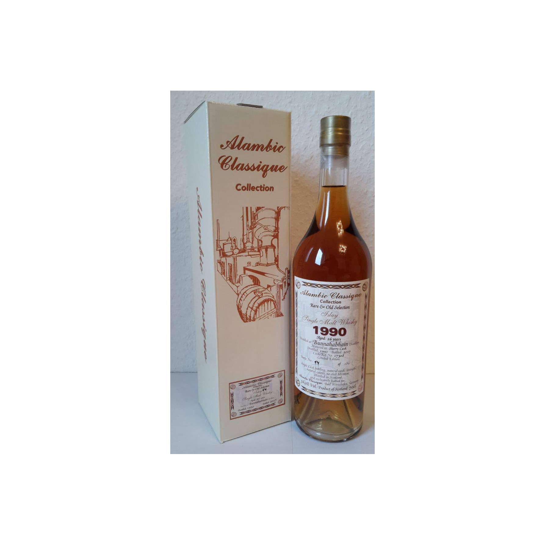 Bunnahabhain 1990 26 Years Single Malt Whisky 3