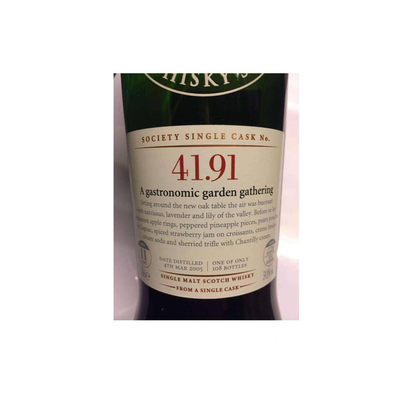 The Scotch Malt Whisky Society 2005 11 Years Single Malt Whisky 2