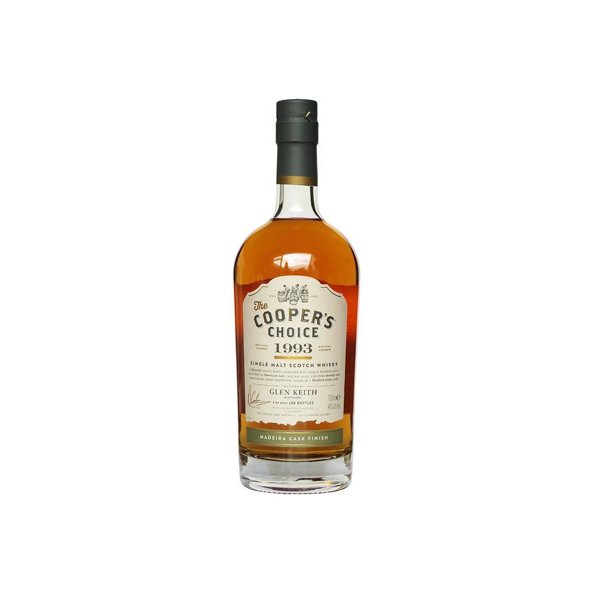 Glen Keith The Cooper's Choice 1993 22 Years Single Malt Whisky