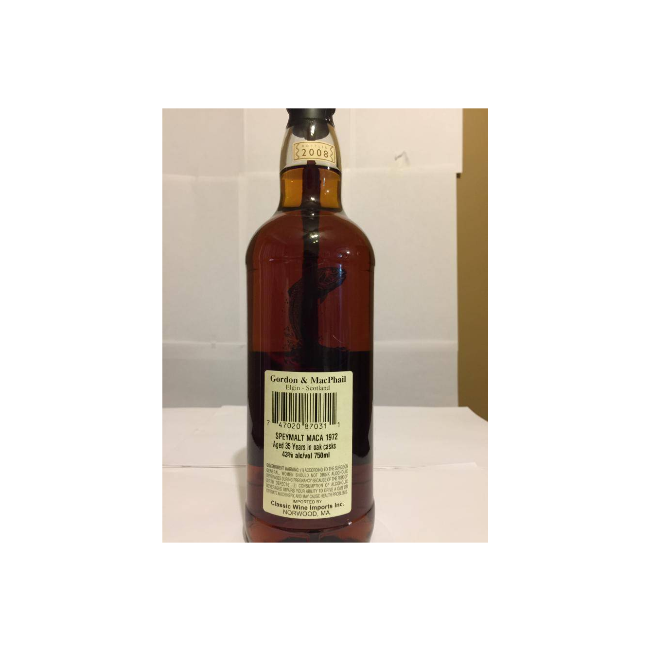 The Macallan 1972 36 Years Single Malt Whisky 2