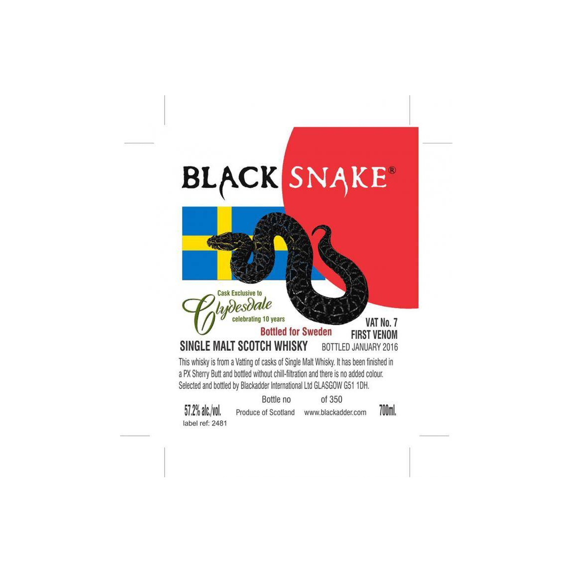 Blackadder Single Malt Whisky 2