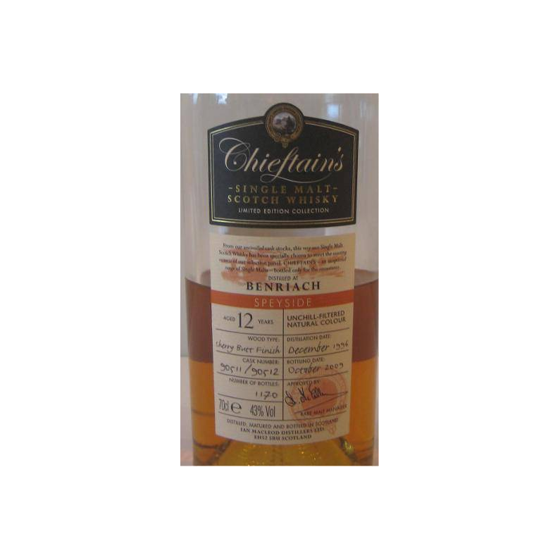 BenRiach 1996 12 Years Single Malt Whisky 2