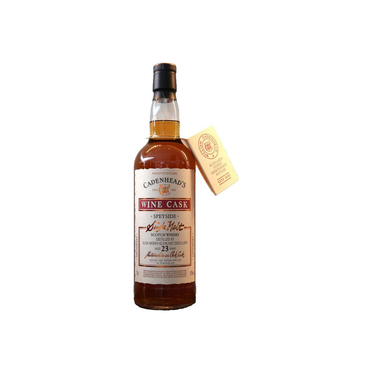 Glen Moray 1992 23 Years Single Malt Whisky